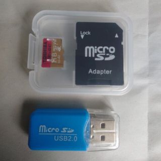 トウシバ(東芝)のmicro sd 1TB 新品 USBアダプタ付　送料込(PC周辺機器)