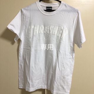 スラッシャー(THRASHER)のTHRASHER スラッシャー　ロゴ　Tシャツ【美品】(Tシャツ/カットソー(半袖/袖なし))