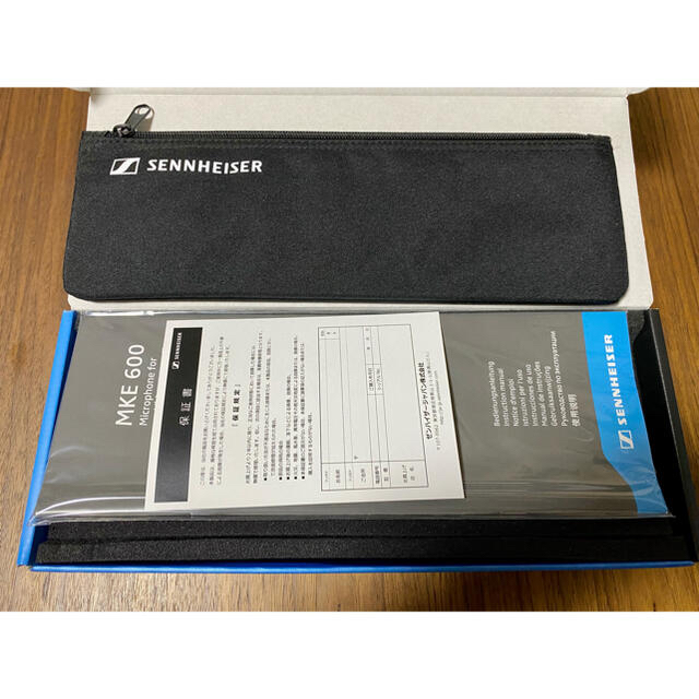 SENNHEISER(ゼンハイザー)の美品 SENNHEISER/ゼンハイザー MKE600 ガンマイクセット 楽器のレコーディング/PA機器(マイク)の商品写真