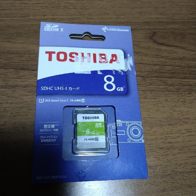 東芝(トウシバ)の未開封ＳＤカード スマホ/家電/カメラのPC/タブレット(PC周辺機器)の商品写真