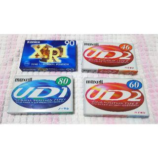 マクセル(maxell)の☆【未使用】 カセットテープ 4本 録音用☆送料込(その他)