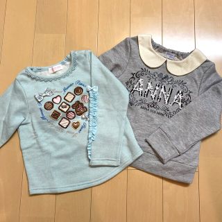 アナスイミニ(ANNA SUI mini)の【ご専用】ANNA SUImini 110【極美品】♡スパンコール♡(Tシャツ/カットソー)