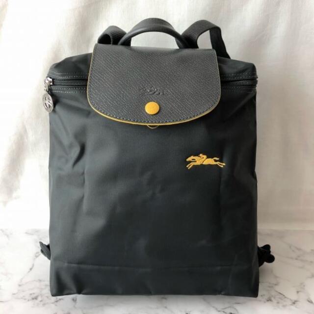 LONGCHAMP(ロンシャン)の【新品】ロンシャン LONGCHAMP リュックサック ガンメタル レディース レディースのバッグ(リュック/バックパック)の商品写真