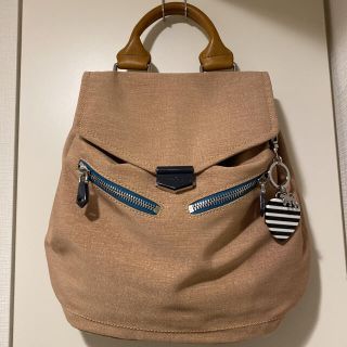 キプリング(kipling)のキプリング　kipling ON A ROLL リュック　バックパック　ベージュ(リュック/バックパック)