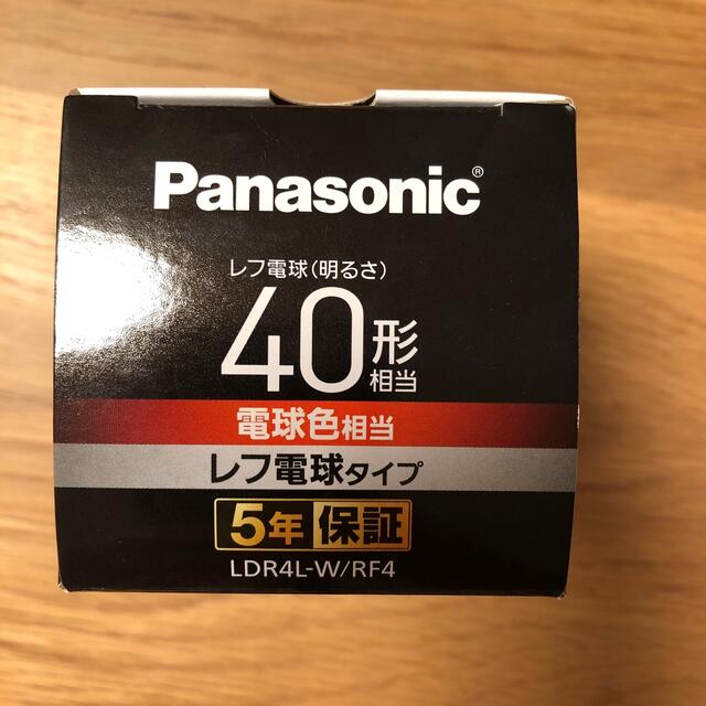 Panasonic(パナソニック)のPanasonic LED電球レフ電球タイプ LDR4LWRF4  インテリア/住まい/日用品のライト/照明/LED(蛍光灯/電球)の商品写真