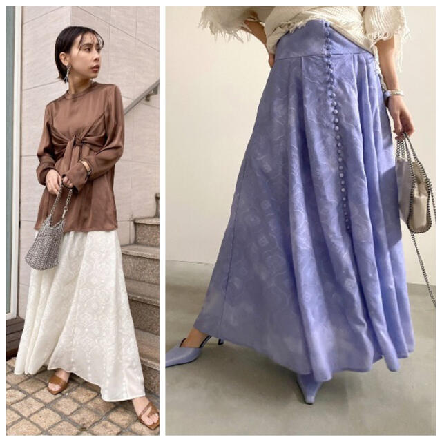 Ameri VINTAGE - AMERI MEDI LAMP EMBROIDERY SKIRTの通販 by Maple