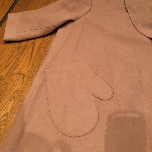 peu pres(プープレ)のミトングローブ　ポケット　変形コート　ドルマン レディースのジャケット/アウター(チェスターコート)の商品写真
