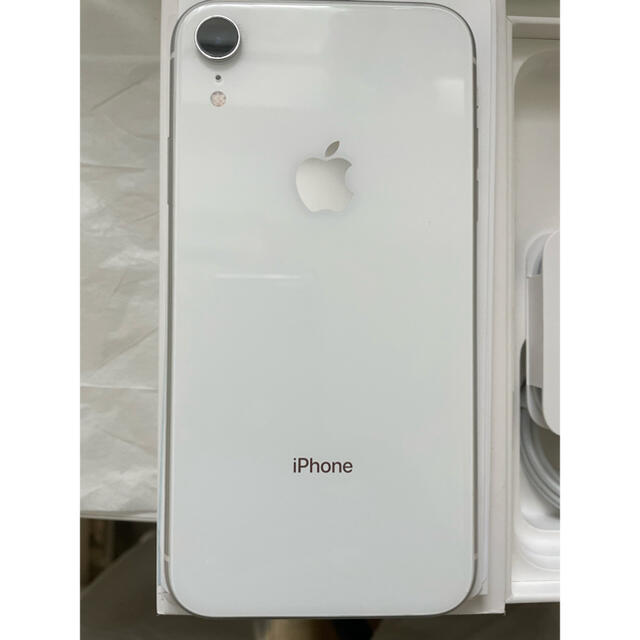 Apple ホワイト SIMロック解除済みの通販 by まる's shop｜アップルならラクマ - アップル iPhoneXR 即納HOT