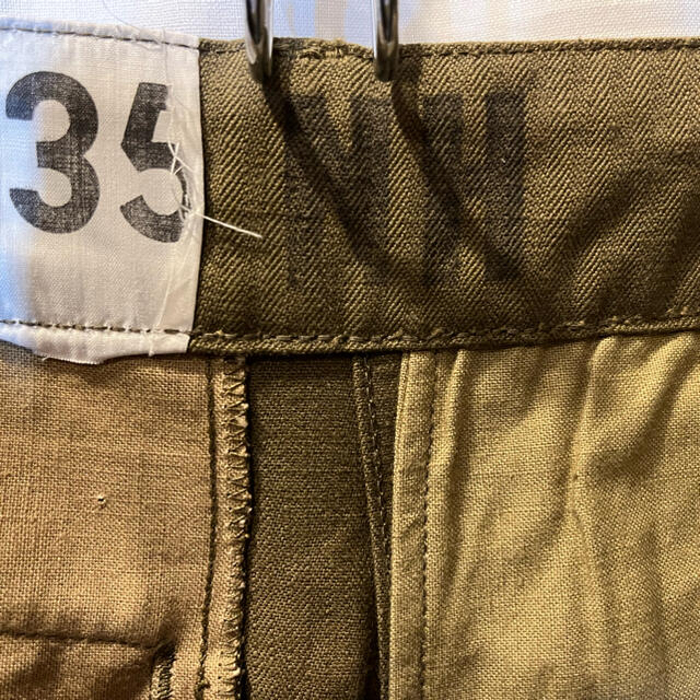 COMOLI(コモリ)の★フランス軍 M-47 M47 後期 デッドストック 35 M52 M51 メンズのパンツ(ワークパンツ/カーゴパンツ)の商品写真