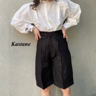 カスタネ(Kastane)の新品 Kastane チンツ加工ハーフパンツ(ハーフパンツ)