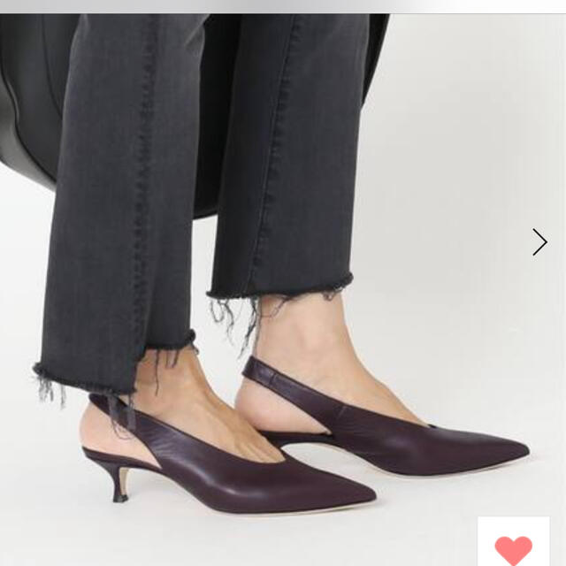 BRENTA ポインテッドバックストラップパンプス 送料無料 www.cecile