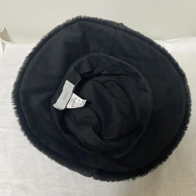 HARE(ハレ)のHARE ファーバケットハット ブラック 帽子 レディース レディースの帽子(ハット)の商品写真