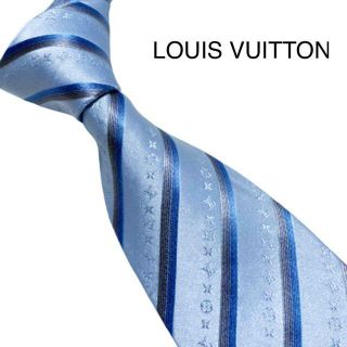 ルイヴィトン(LOUIS VUITTON)のLOUIS VUITTON ルイヴィトン　ネクタイ　レジメンタル(ネクタイ)