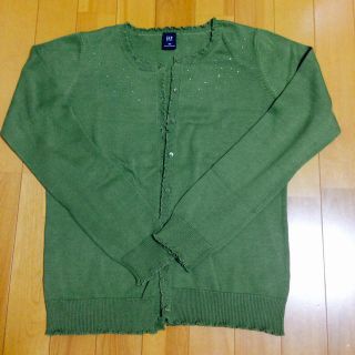 ギャップキッズ(GAP Kids)のGAP グリーンカーディガン160センチ新品(カーディガン)