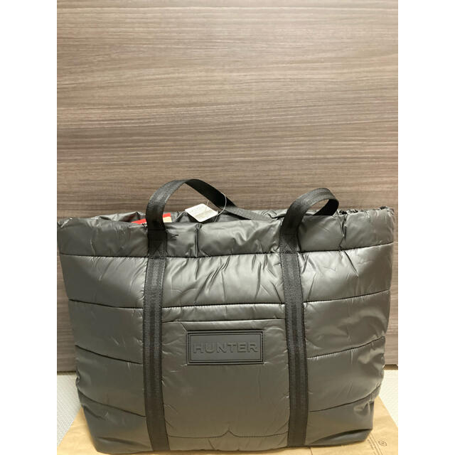 オープンポケット×1内側HUNTER ハンター  PUFFER TOTE パファー　トート　バッグ