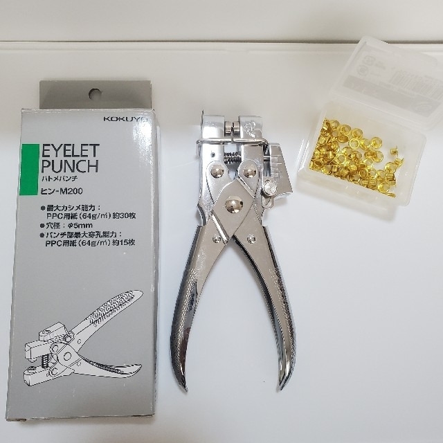 交換無料! ハトメパンチ 結婚式準備など コクヨ thecarestaff.com