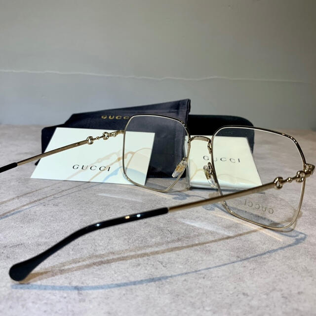 めぐ様専用です‼️GUCCI グッチ ゴールドフレーム スクエア 眼鏡 めぐ様専用です‼️GUCCI グッチ ゴールドフレーム スクエア 眼鏡