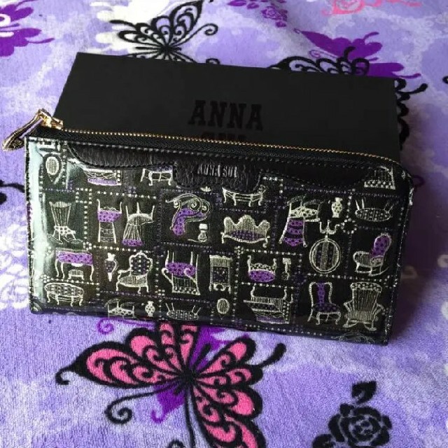 ANNA SUI(アナスイ)のレア★アナスイ パティ L字ファスナー長財布 レディースのファッション小物(財布)の商品写真