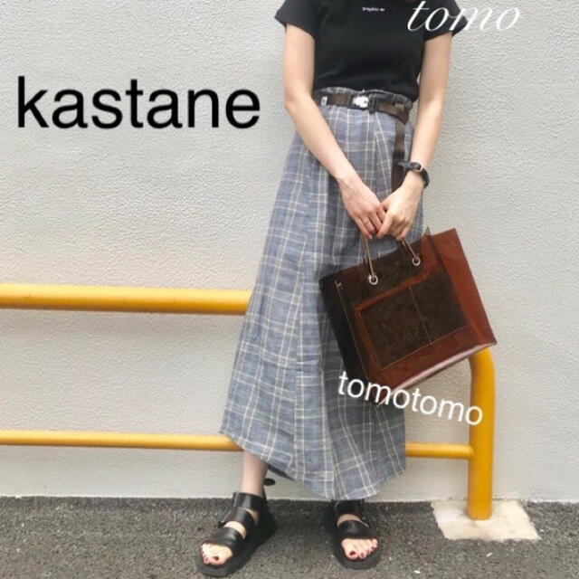 Kastane(カスタネ)の新品❁﻿カスタネ  アシメチェックスカート レディースのスカート(ロングスカート)の商品写真