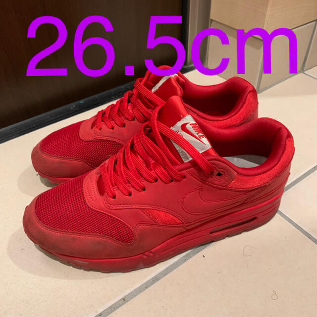 NIKE AIR MAX 1 PREMIUM "TONAL RED" 26.5