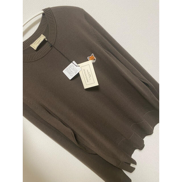 MAISON KITSUNE' - 新品 タグ付 maison kitsune ニットの通販 by MAISON KITSUNE' - 新品 タグ付 maison kitsune ニットの通販 by