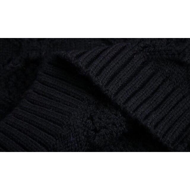 ZARA(ザラ)の🎃10月新作👻6292◆black ブラック 鍵編み ニット セーター レディースのトップス(ニット/セーター)の商品写真