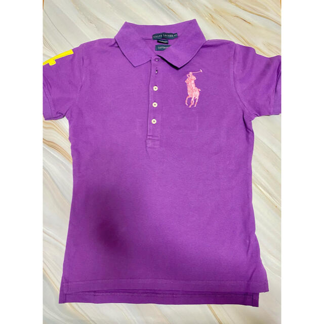 POLO RALPH LAUREN(ポロラルフローレン)のポロラルフローレン　ポロシャツ　パープル M レディースのトップス(ポロシャツ)の商品写真