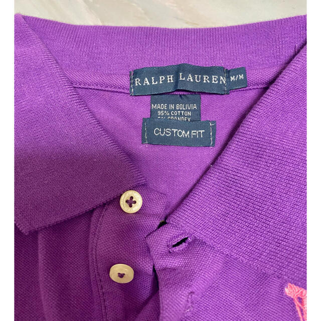 POLO RALPH LAUREN(ポロラルフローレン)のポロラルフローレン　ポロシャツ　パープル M レディースのトップス(ポロシャツ)の商品写真