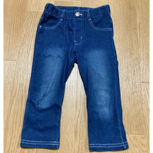 ストレッチデニム  キッズ 110 キッズ/ベビー/マタニティのキッズ服男の子用(90cm~)(パンツ/スパッツ)の商品写真