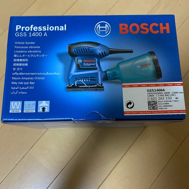 BOSCH(ボッシュ)のボッシュ オービタルサンダーGSS1400A新品 スポーツ/アウトドアの自転車(工具/メンテナンス)の商品写真