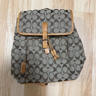 コーチ(COACH)のCOACH コーチ リュック キャンバスレザー ヴィンテージ(リュック/バックパック)