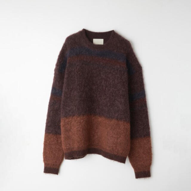 1LDK SELECT(ワンエルディーケーセレクト)のyoke 21aw Rothko Border Crew Neck サイズ2 メンズのトップス(ニット/セーター)の商品写真