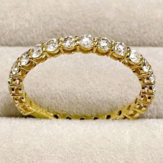 売却済み 1.00ct フルエタニティ リング 豪華 750 (リング(指輪))