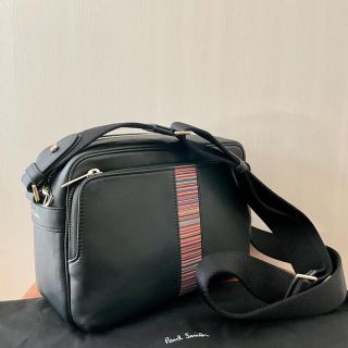 ポールスミス(Paul Smith)の「セール中」Paul Smith ストライプレザークロス(ショルダーバッグ)