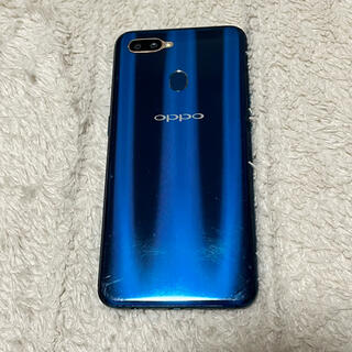 オッポ(OPPO)のoppo ax7 ブルー　ジャンク品(スマートフォン本体)