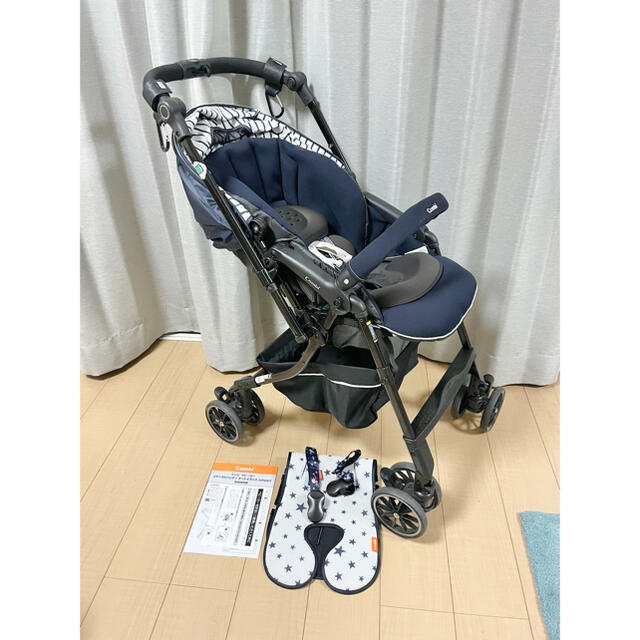combi - 美品 コンビ ベビーカー メチャカル ハンディ オート4キャス