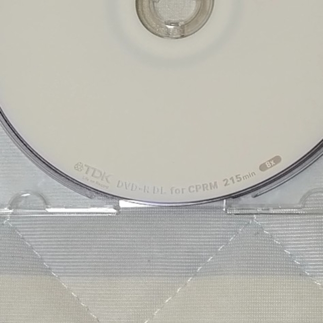 TDK(ティーディーケイ)のTDK　DVD-R DL for CPRM 215min 8x　4枚 エンタメ/ホビーのDVD/ブルーレイ(その他)の商品写真