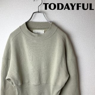 トゥデイフル(TODAYFUL)のTODAYFUL／コンパクトスウェット(GRN(トレーナー/スウェット)