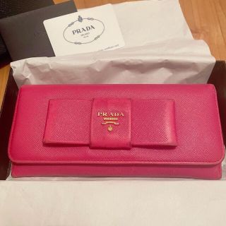 プラダ(PRADA)のPRADA サフィアーノ ロングウォレット(財布)