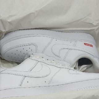 シュプリーム(Supreme)の白 25cm NIKE Supreme AIR FORCE 1 White(スニーカー)