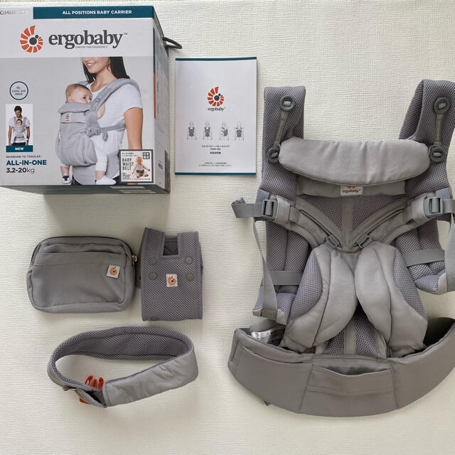 Ergobaby(エルゴベビー)のエルゴベビー OMNI360 抱っこ紐 オムニ360 クールエアー キッズ/ベビー/マタニティの外出/移動用品(抱っこひも/おんぶひも)の商品写真