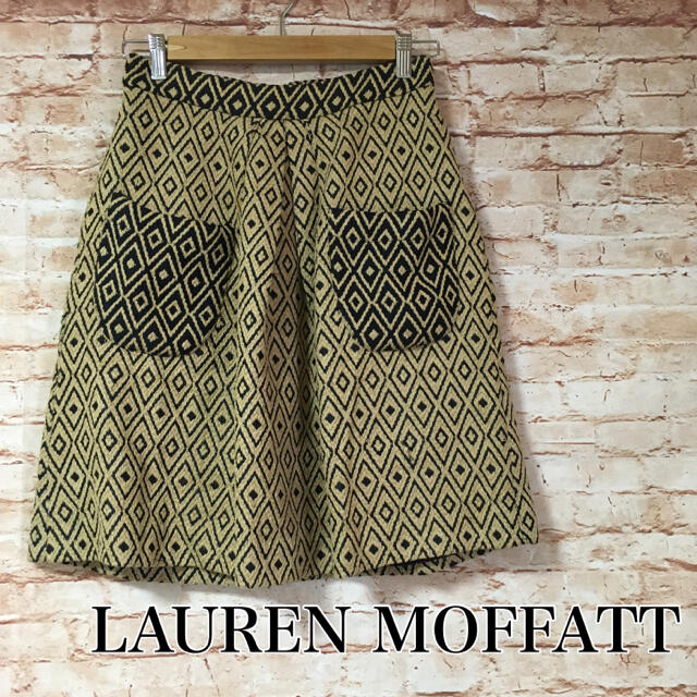 ローレンモファット LAUREN MOFFATT スカート フレア ひざ丈 総柄