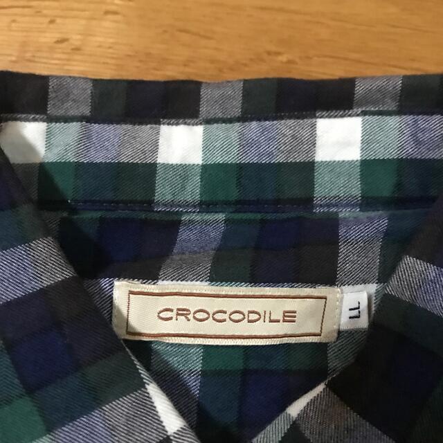 Crocodile(クロコダイル)のLLサイズ　シャツ レディースのトップス(シャツ/ブラウス(長袖/七分))の商品写真