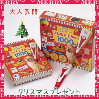 クリスマスプレゼント　おもちゃ　はじめてずかん1000(知育玩具)