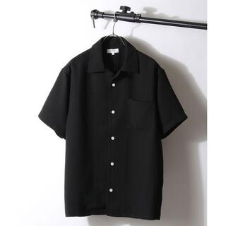Nilway イージーケアポリトロ半袖オープンカラーシャツ ブラックM 新品同様(シャツ)