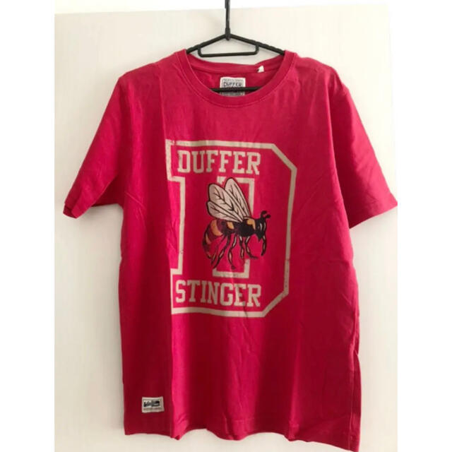 The DUFFER of ST.GEORGE(ザダファーオブセントジョージ)のダファー  Tシャツ 赤 メンズのトップス(Tシャツ/カットソー(半袖/袖なし))の商品写真