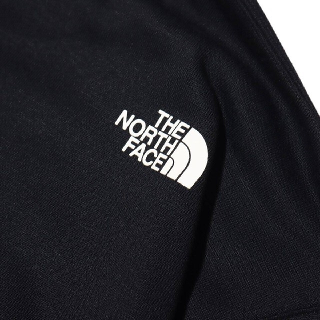 THE NORTH FACE(ザノースフェイス)のXXL ノースフェイス ヘザーロゴクルー NT12143 ブラック K 黒 メンズのトップス(スウェット)の商品写真