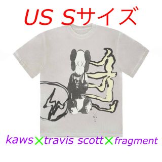 フラグメント(FRAGMENT)のkaws × travis scott × fragment Tee Sサイズ(Tシャツ/カットソー(半袖/袖なし))