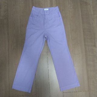 トゥモローランド(TOMORROWLAND)のTomorrow Land パンツ 紫（パープル） Size34(カジュアルパンツ)