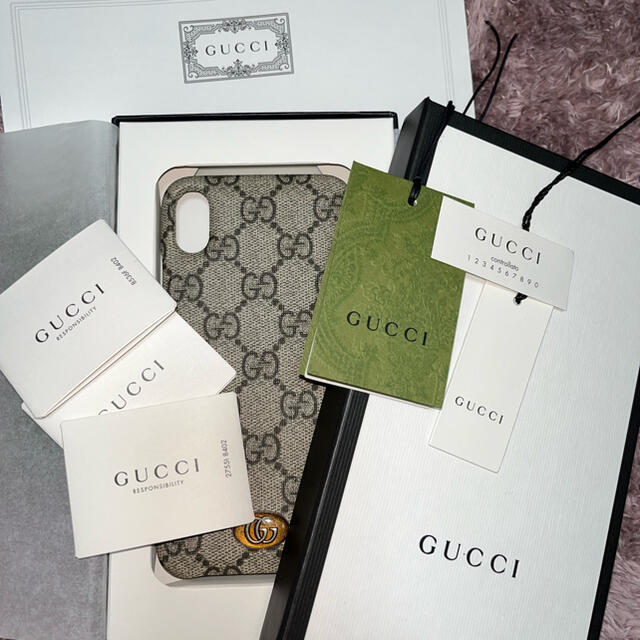 Gucci(グッチ)のiPhone XS MAX ケース スマホ/家電/カメラのスマホアクセサリー(iPhoneケース)の商品写真